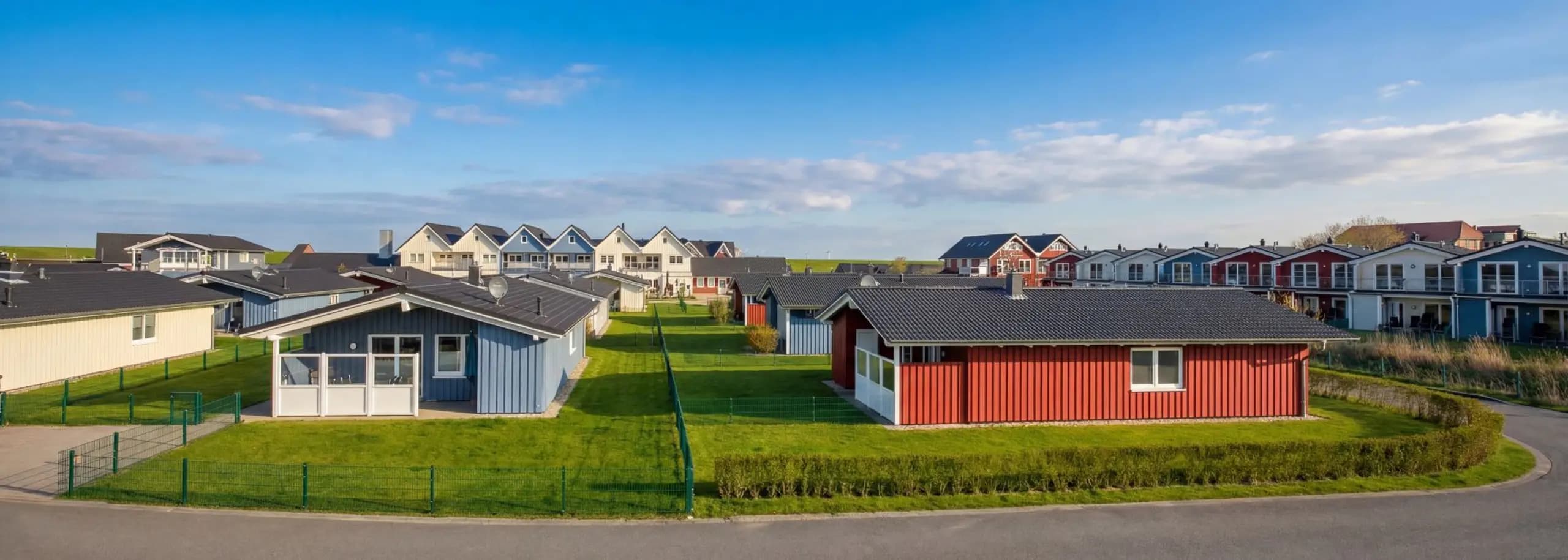 Ferienpark Mien Huus an de Nordsee: hochwertige Ferienhäuser in Dagebüll