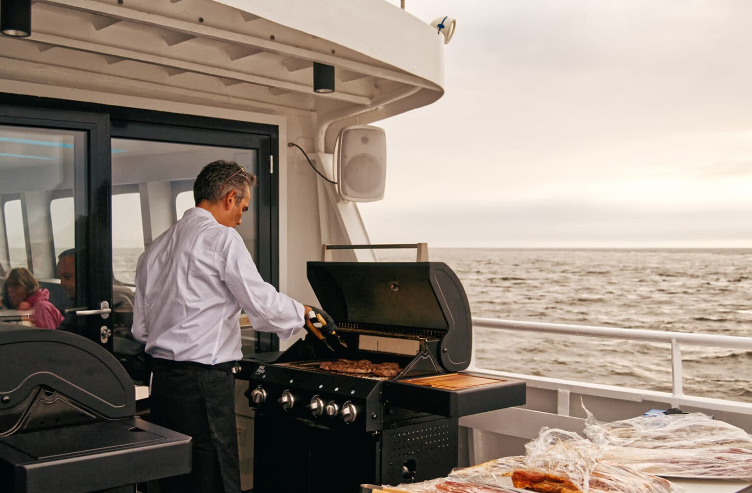 BBQ Cruise mit Adler-Schiffe auf der Nordsee