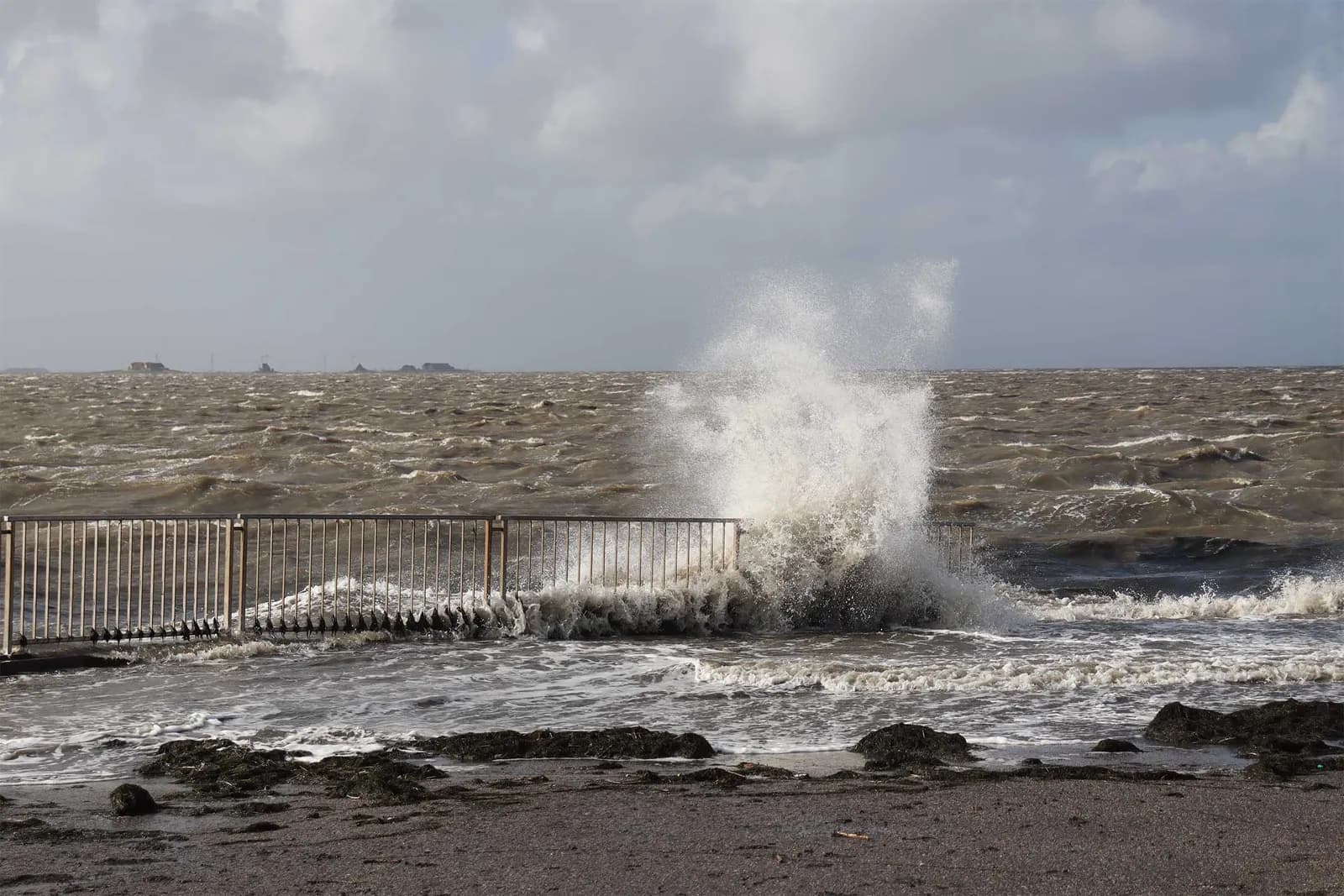 Sturmflut an der Nordsee