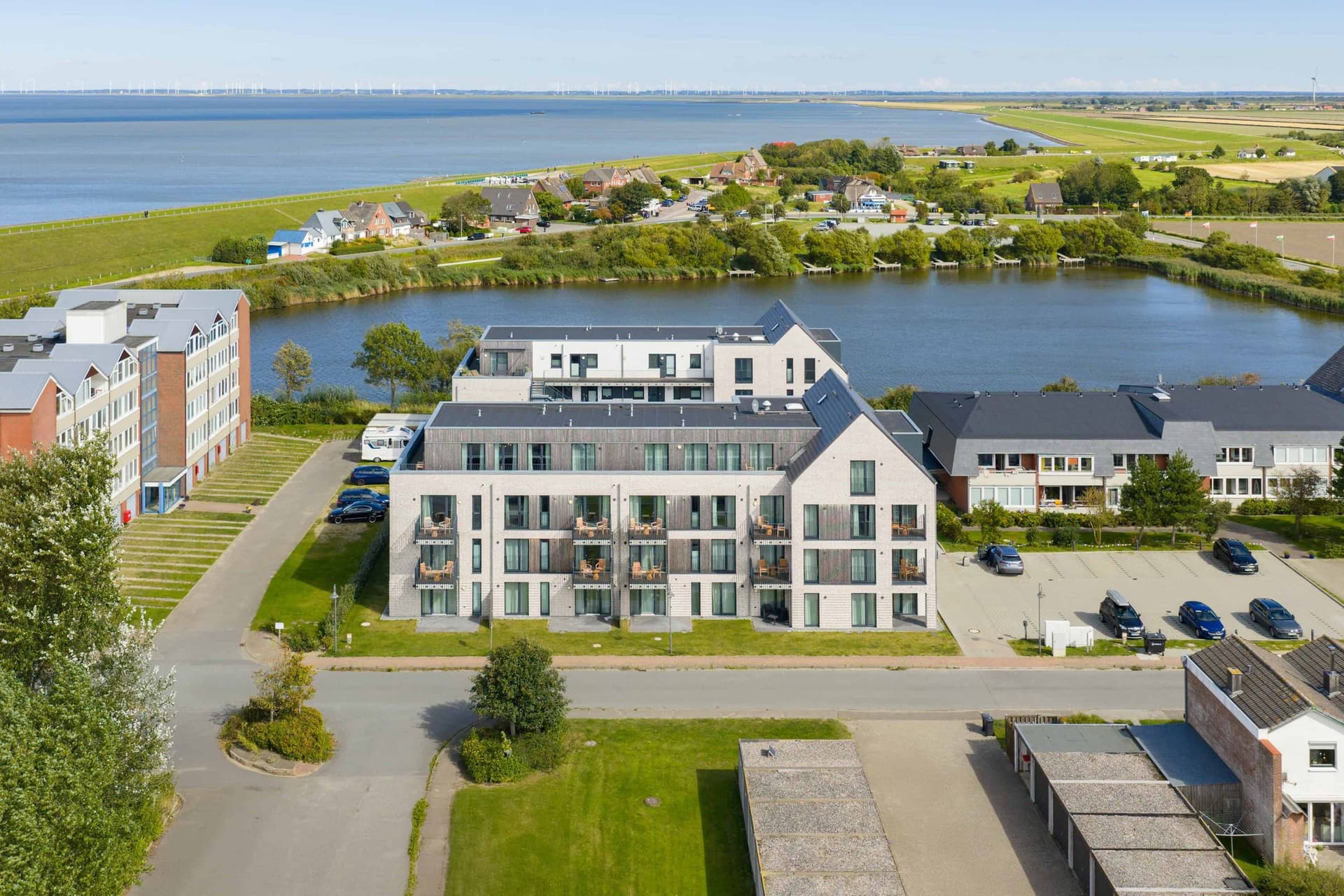 Ferienwohnungen auf der Apartmenthaus vor den Halligen